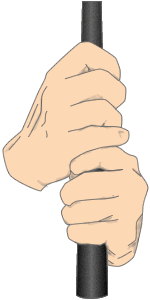 ベースボールグリップ