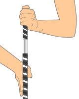 長尺パターのグリップの握り方