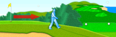 人の歩く方向へ順目