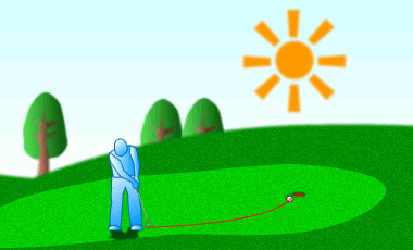 太陽に向かって順目